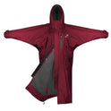 EQUIDRY Women's Thick Fleece Evolution Fixed Hood #colour_plum-grey