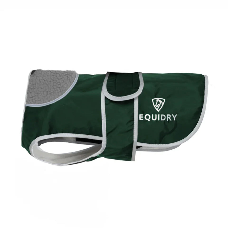 EQUIDRY Dog Coat #colour_black-forest-green-grey