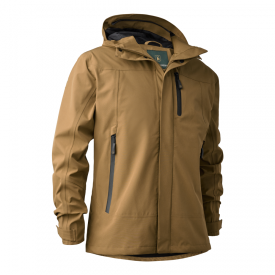 Deerhunter Sarek Shell Jacket with hood #colour_butternut