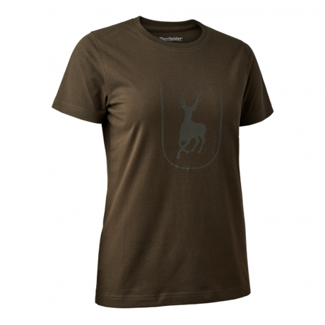 Deerhunter Logo Ladies T-shirt #colour_fallen-leaf