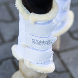 Stubben Airflow Fleece Lined Brushing Boots #colour_white