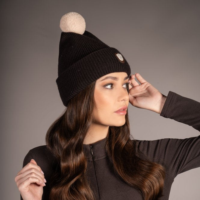 HKM Beanie -Arezzo- #colour_dark-brown