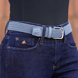 E.L.T Malina Stretched Belt #colour_blue-grey