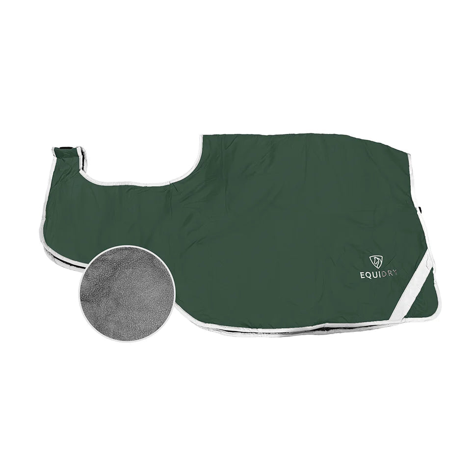 EQUIDRY Exercise Sheet Thick #colour_black-forest-green-grey