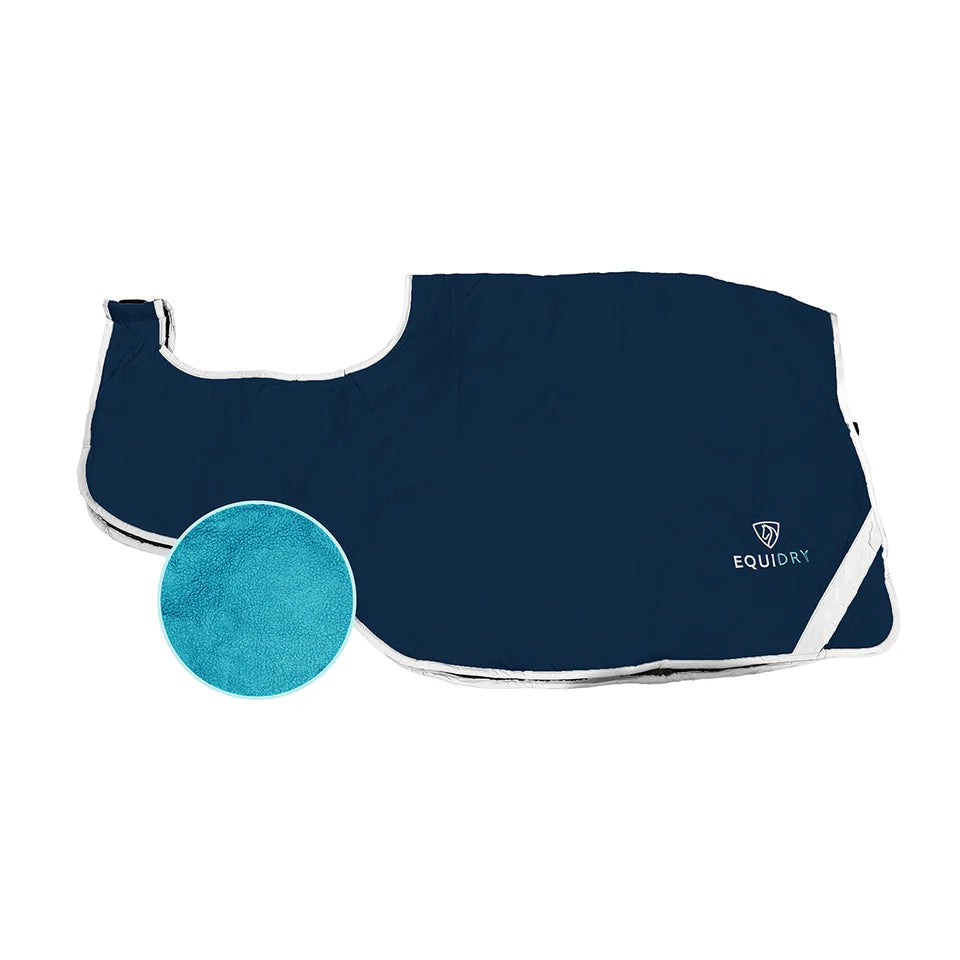 EQUIDRY Exercise Sheet Thick #colour_navy-turquoise