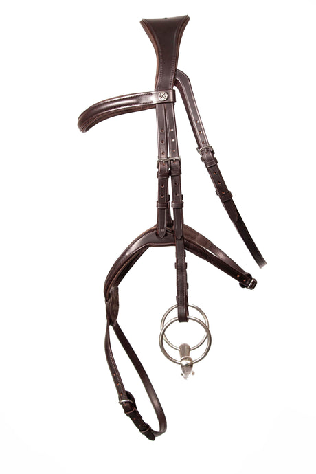 Henry James Grackle Bridle #colour_havana-brown