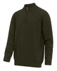 Hoggs of Fife Falkirk 1/4 Zip Pullover #colour_fern-green