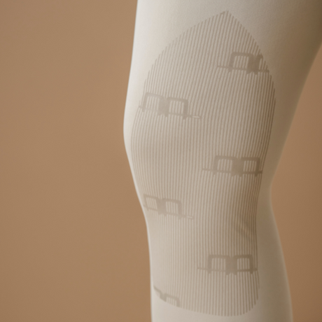Alessandro Albanese Fina Knee Grip Hybrid Breech #colour_core-beige