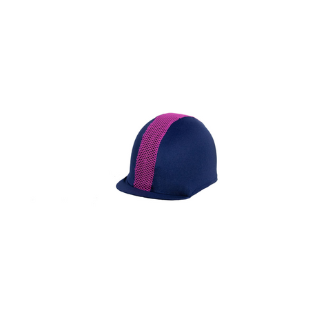 Hy Equestrian Mesh Hat Cover #colour_navy-pink