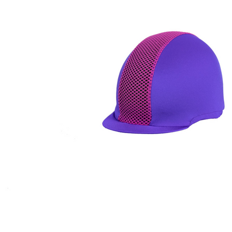 Hy Equestrian Mesh Hat Cover #colour_purple-pink
