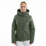 EQUIDRY Women's Iris Waterproof Riding Jacket #colour_green