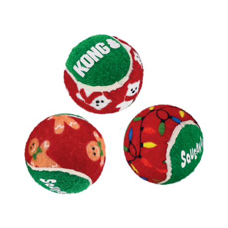 KONG Holiday Squeakair Balls #size_m