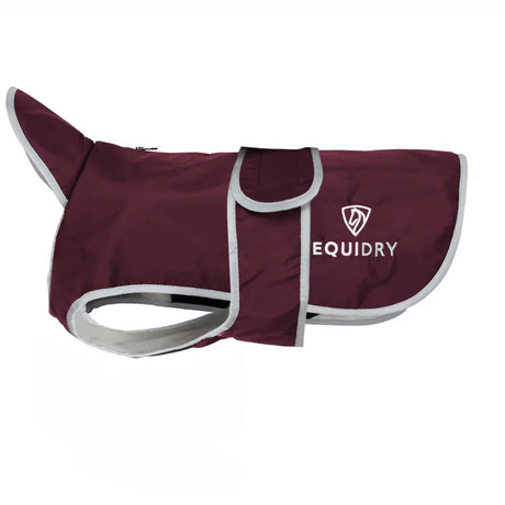 QUIDRY Dog Coat #colour_plum-grey