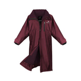 EQUIDRY Women's Thick Fleece Evolution Stowaway Hood #colour_plum-plum