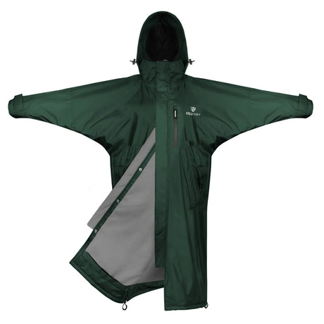 EQUIDRY Women's Thin Fleece Evolution  #colour_black-forest-green