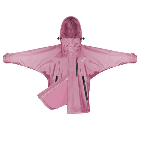 EQUIDRY Women's Thin Fleece Shortie #colour_dusky-pink