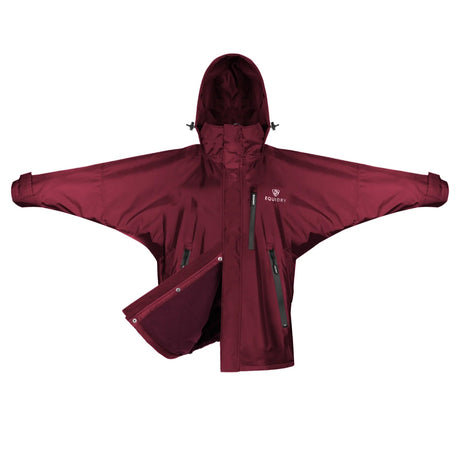 EQUIDRY Women's Thin Fleece Shortie #colour_plum