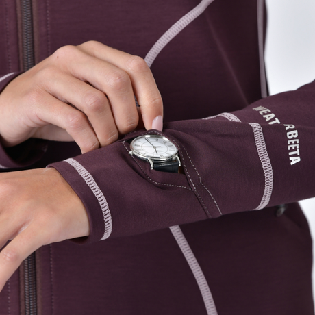 Weatherbeeta Ladies Copper Performance Jacket #colour_mulberry