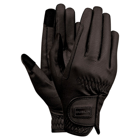 Dublin Everyday Touch Screen Compatible Riding Gloves #colour_black