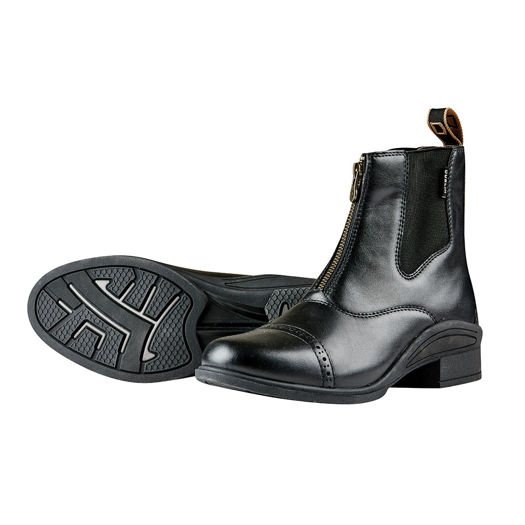 Dublin Altitude Adults Zip Paddock Boots #colour_black