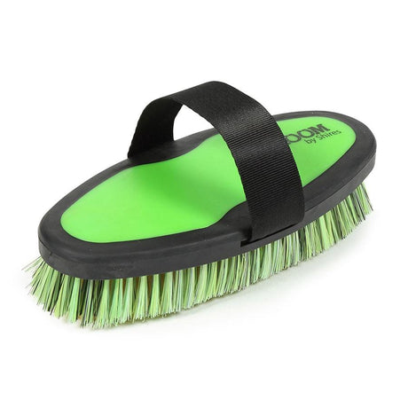 Shires Ezi-Groom Grip Body Wash Brush #colour_lime-green