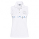 HV Polo Favouritas Palms Sleeveless Polo Shirt #colour_white