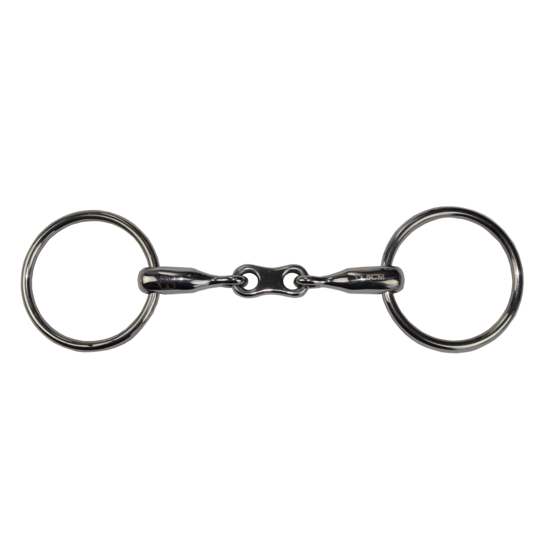 GS Equestrian Loose Ring French Link Snaffle Bit