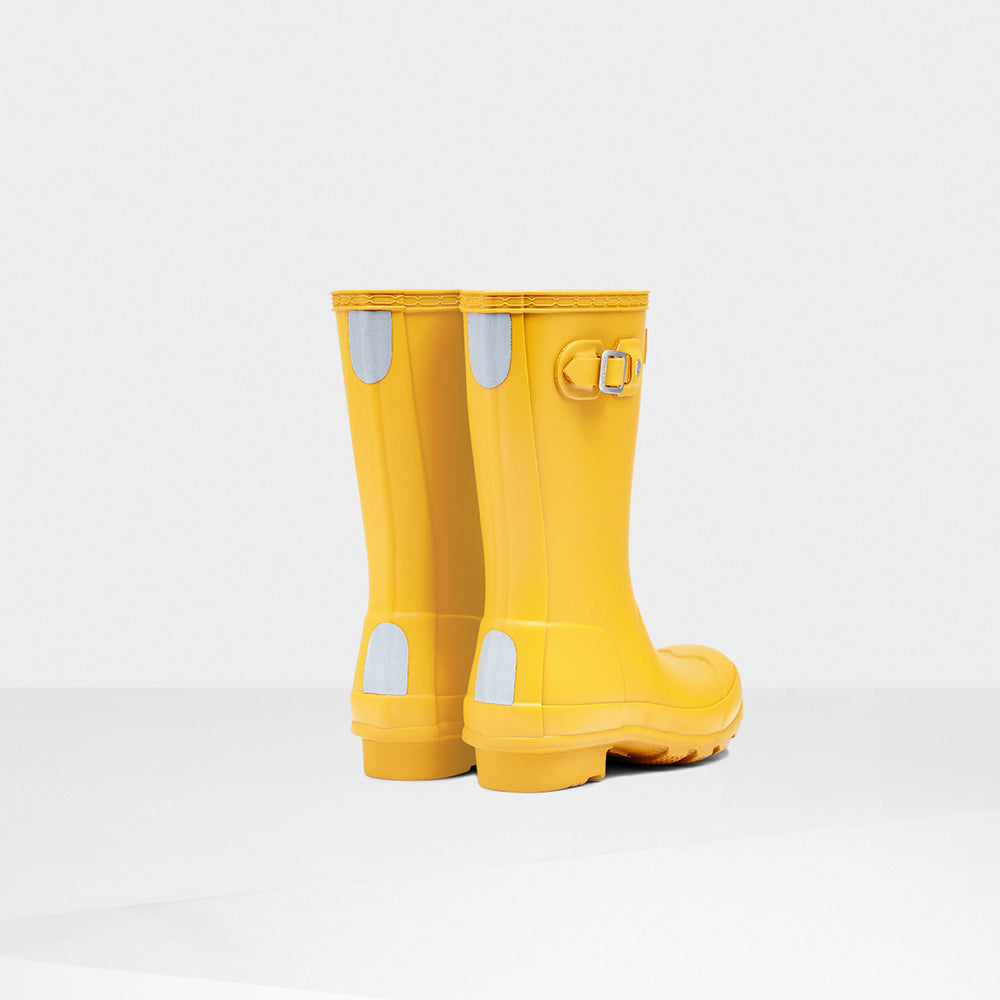 Hunter Original Big Kids Wellington Boots #colour_yellow