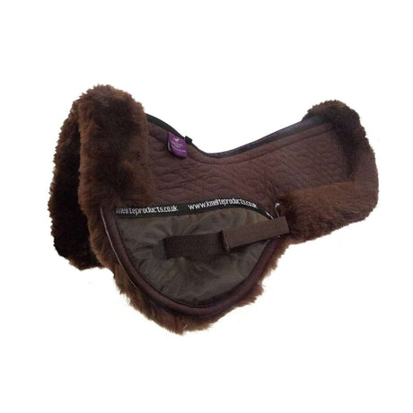 KM Elite High Wither Half Pad #colour_brown-brown