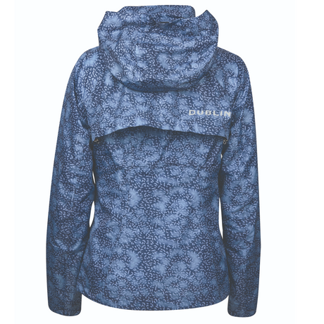 Dublin Cortina Waterproof Jacket #colour_blueberry-navy-print