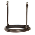 Shires Avignon Padded Raised Cavesson Noseband #colour_havana
