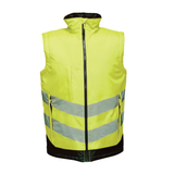 Regatta Professional Hi-Vis Pro Bodywarmer #colour_yellow