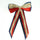 ShowQuest Hairbow with Tails #colour_navy-red-gold