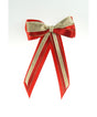 ShowQuest Hairbow with Tails #colour_red-red-gold
