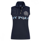 HV Polo Favouritas Palms Sleeveless Polo Shirt #colour_navy