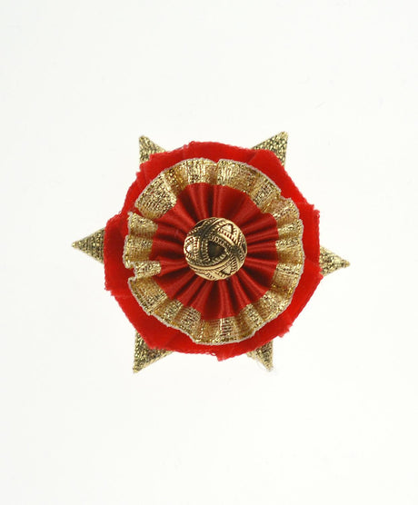 ShowQuest Boston/Ludlow Buttonhole #colour_red-red-gold