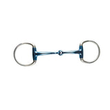 Mors à filet articulé en acier bleu JP Korsteel