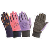 Gants d'équitation bicolores d'hiver pour enfants Hy5