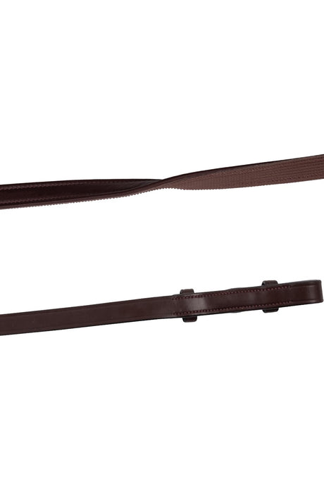 Montar Leather/ Rubber Reins With French Hooks ECO