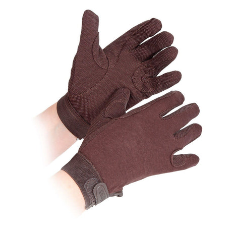Shires Adults Newbury Gloves #colour_brown