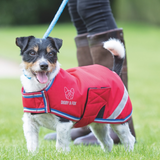Shires Digby & Fox Waterproof Dog Coat #colour_red