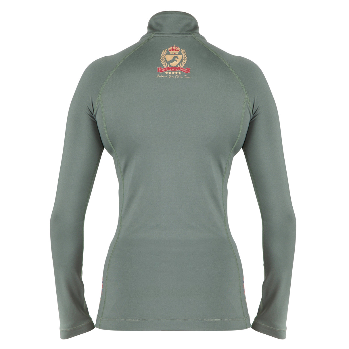 Shires Aubrion Team Long Sleeve Ladies Base Layer #colour_khaki