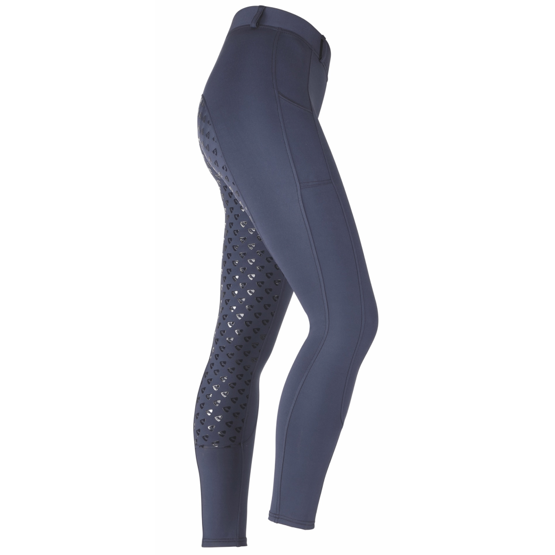 Shires Aubrion Albany Ladies Riding Tights #colour_navy