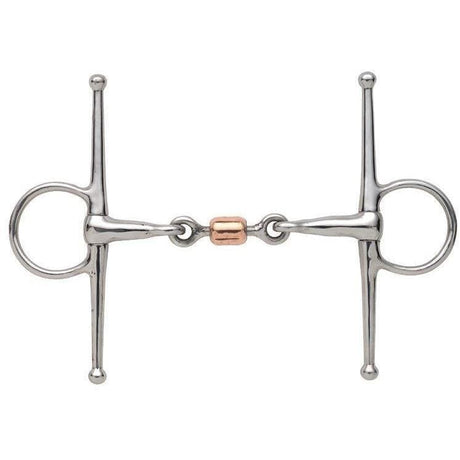 Shires Full Cheek Snaffle With Copper Peanut