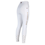 Shires Aubrion Team Riding Tights #colour_white