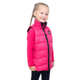Analise Reversible Padded Gilet by Little Rider #colour_navy-pink