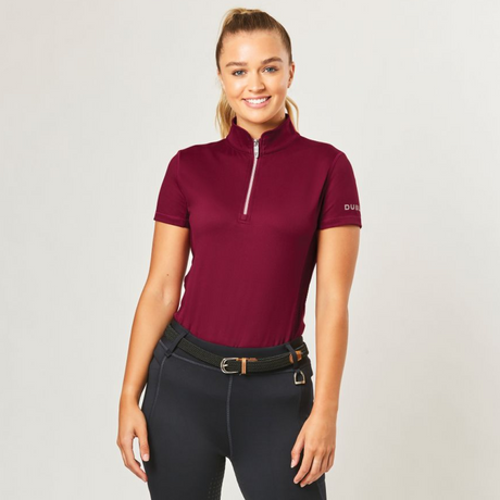 Dublin Kylee Short Sleeve Shirt II #colour_deep-crimson-red