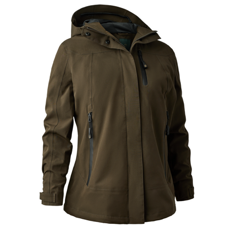 Deerhunter Sarek Shell Ladies Jacket With Hood #colour_fallen-leaf