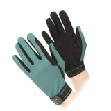 Shires Aubrion Mesh Riding Gloves #colour_green