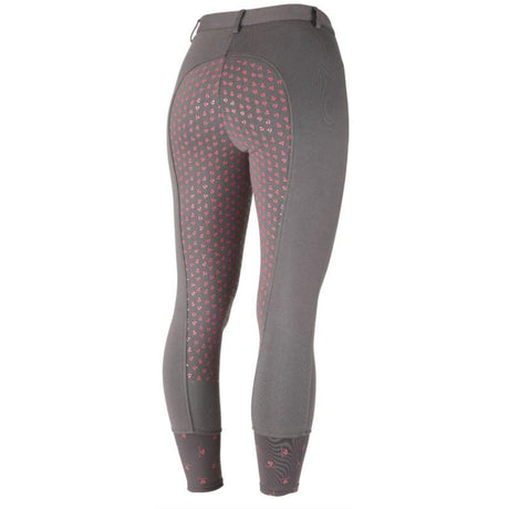 Shires Aubrion Northwick Ladies Breeches #colour_grey-pink